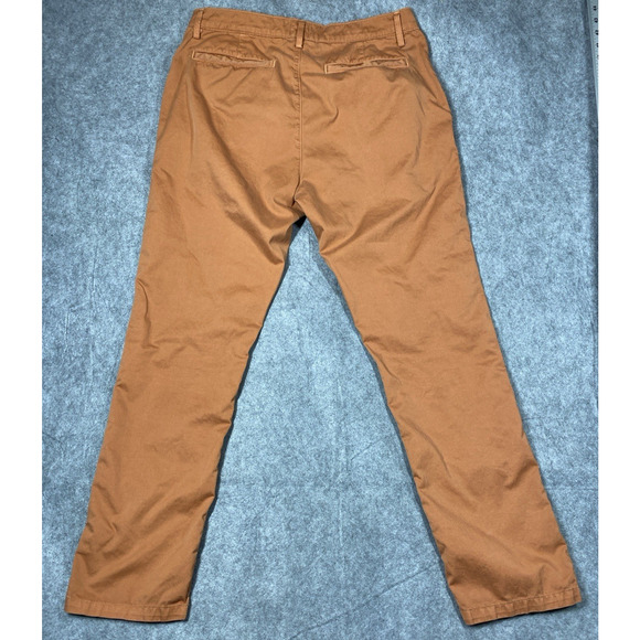 Flint And Tinder Pants Mens 34 Burnt Orange Chino Tapered USA - Picture 13 of 13